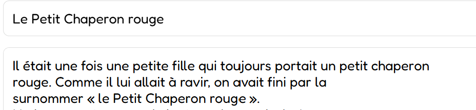 Texte avant adaptation Coloritext